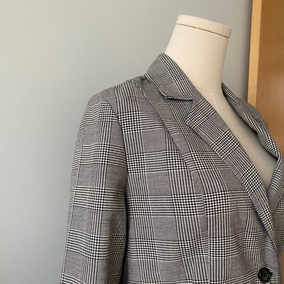 Vintage Lana Lee Houndstooth Blazer (Approx. Size 6) - Picture 6 of 13